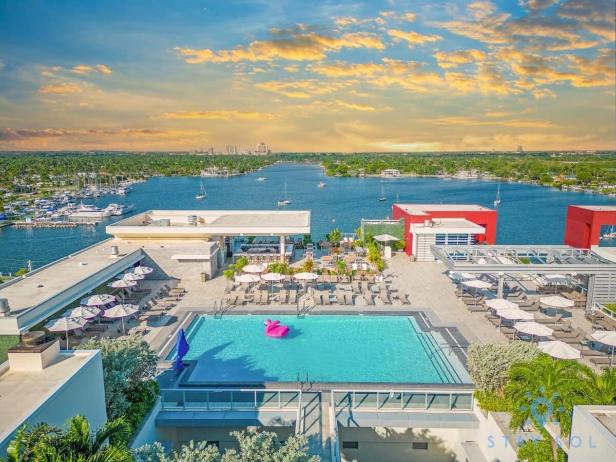 Best Stay - Rooftop Pool & Hot Tub - Hollywood Beach Exterior photo